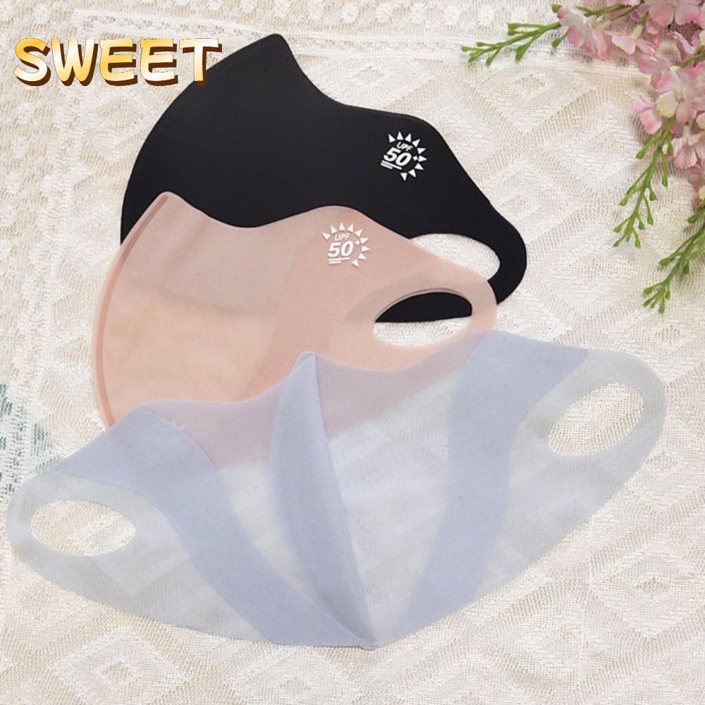 Cloth Face Mask Washable - Ultradun Anti-uv Ijs Zijde Zonnescherm Masker