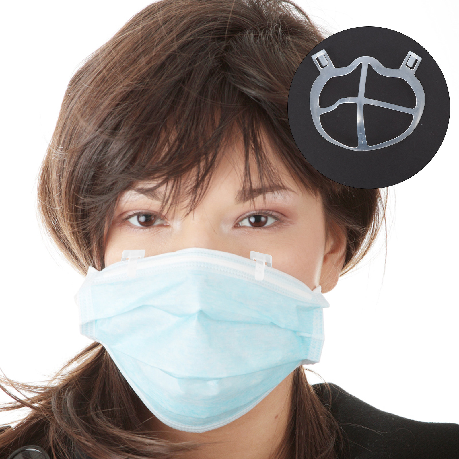 Silicone Mask Bracket - 10 stuks siliconen maskerhouder, binnenste steunbeugel,