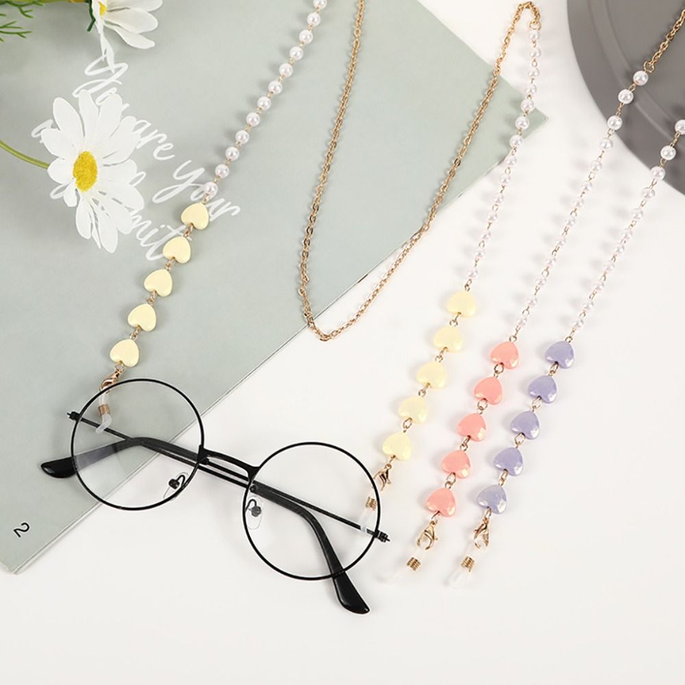 Mask Chain Holder - Modebrilhouder, brillenmaskerband, brilkoord, brilketting, kralenketting, zonnebrilkoord