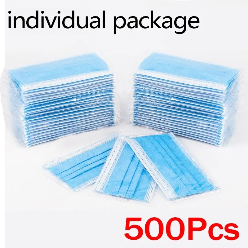 50-500 stuks Wegwerp Maskers v - Disposable Mask Blue recensie en prijs