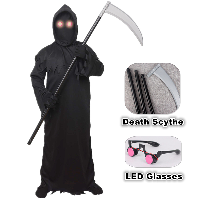Halloween Grim Reaper Horror K - Black Face Mask Pack recensie en prijs