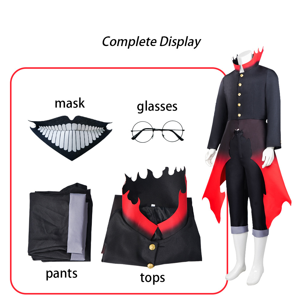 Anime Dandadan Okarun Cosplay  - Black Face Mask Pack recensie en prijs